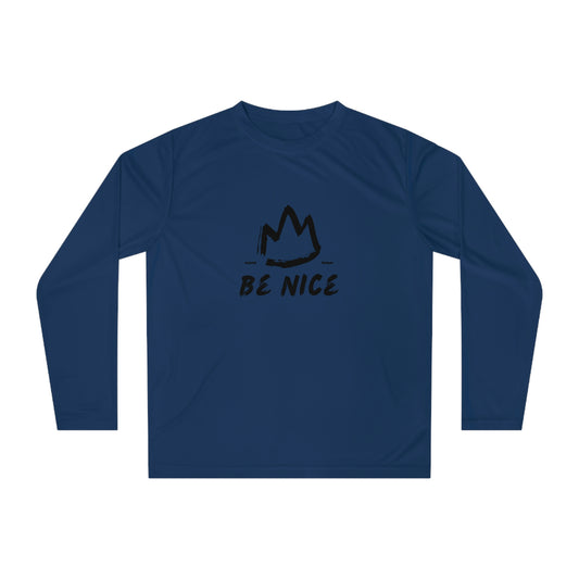 Be Nice Long Sleeve Shirt - White