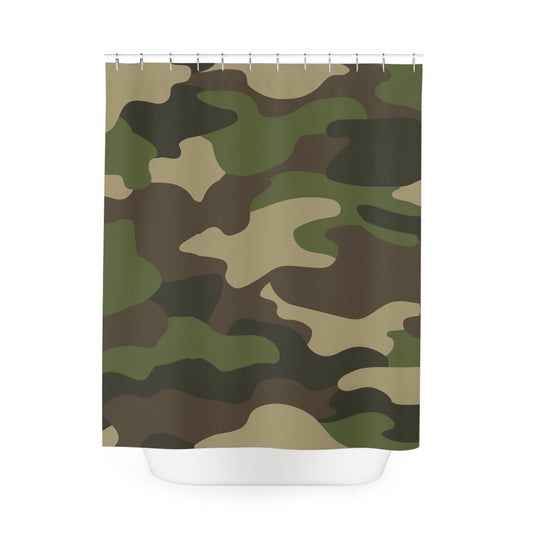 Camo Lovers Polyester Shower Curtain