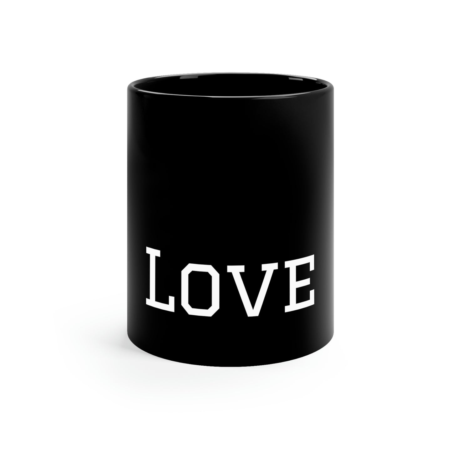 More Love 11oz Black Mug