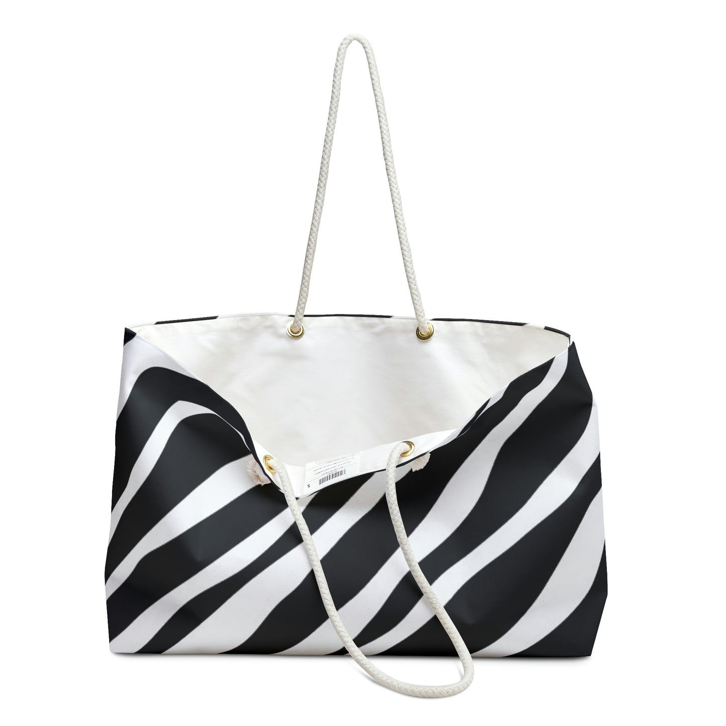 Zebra Print Weekender Bag