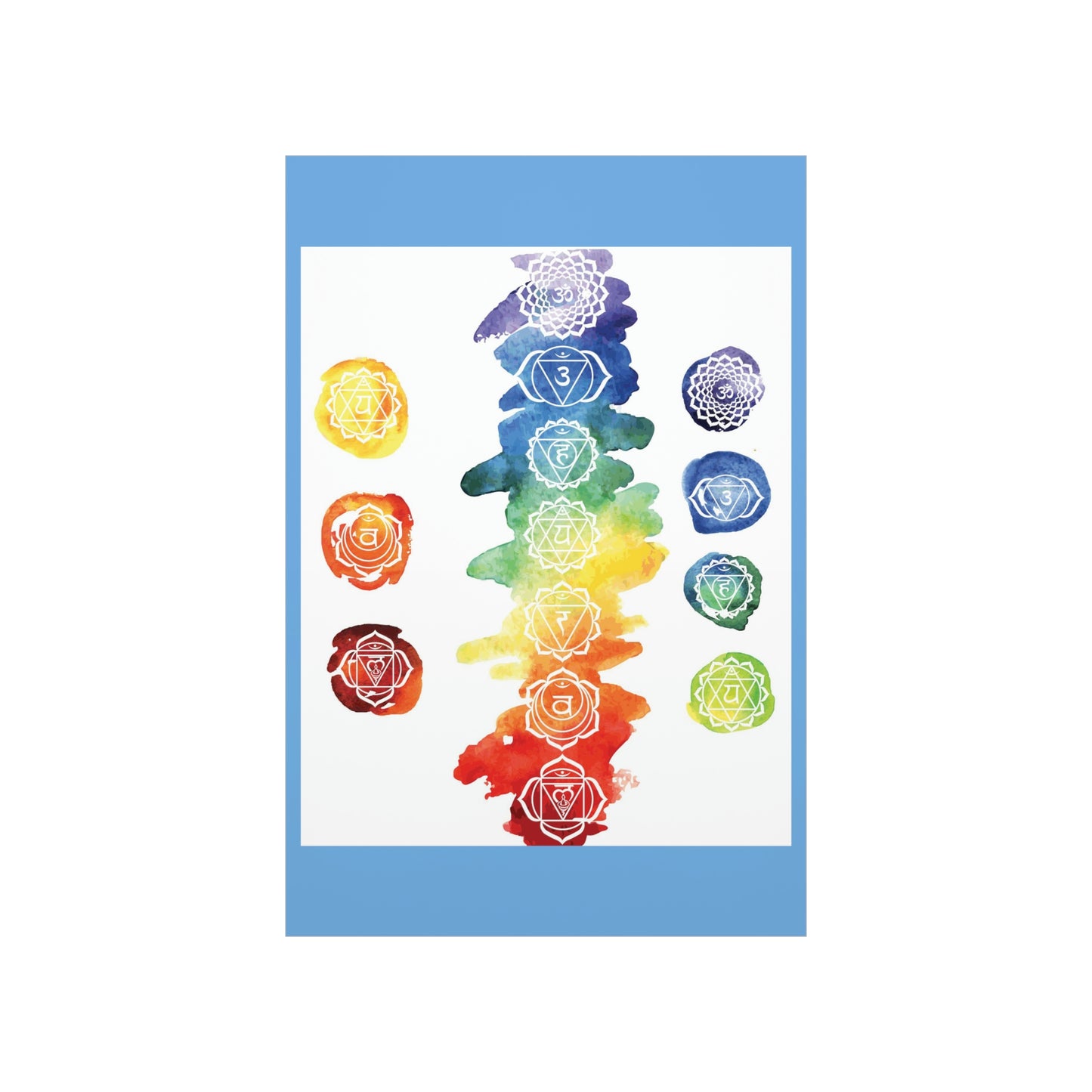 Chakras Hanging Premium Matte Vertical Posters