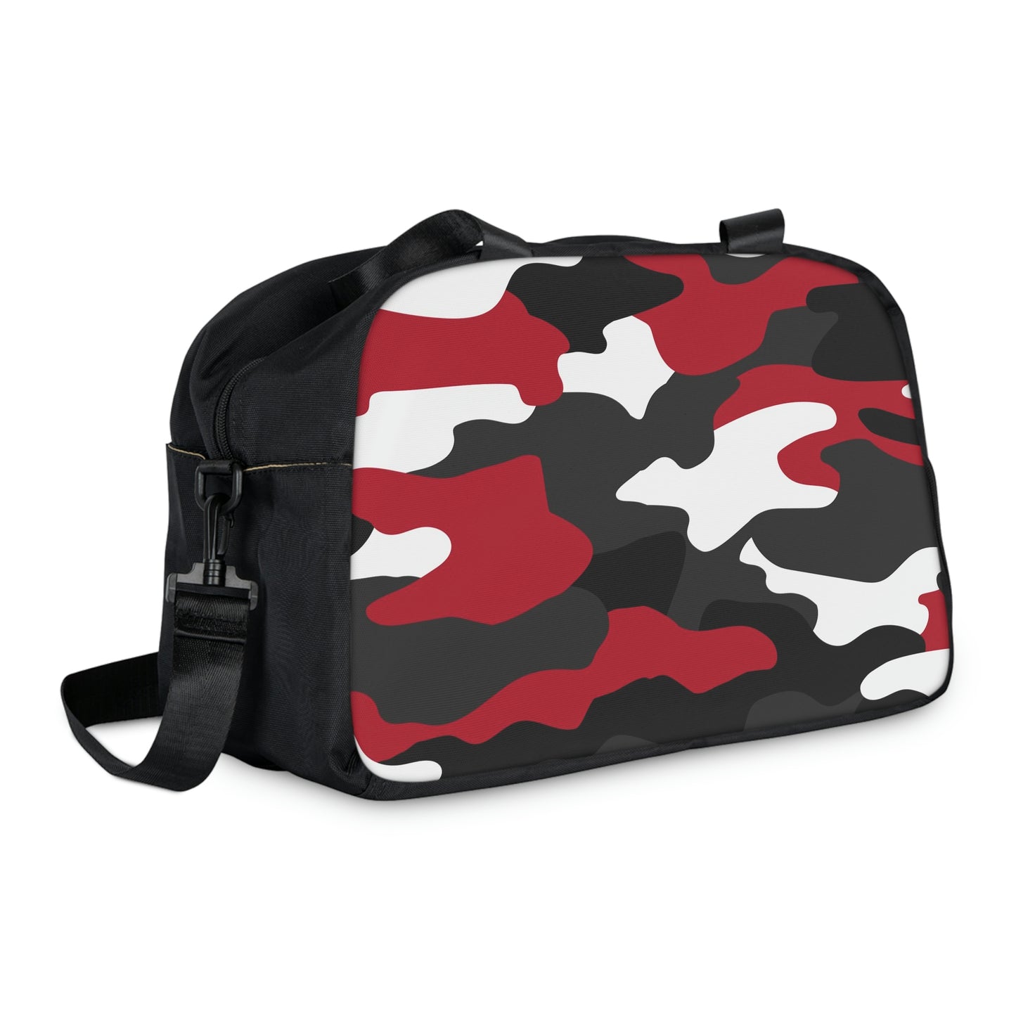 Red Camo Print Fitness Handbag