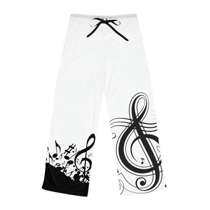 I Love Music Women's Pajama Pants (AOP)