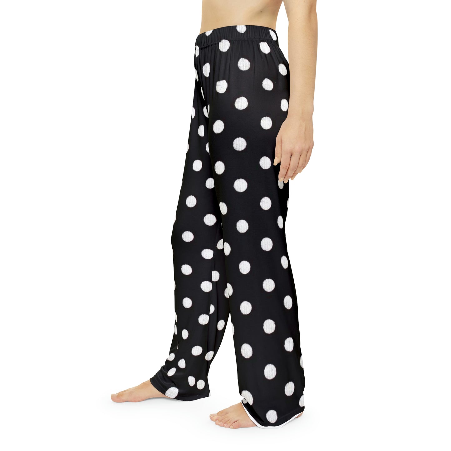 Polka Dot Jammie Pants Women's Pajama Pants (AOP)