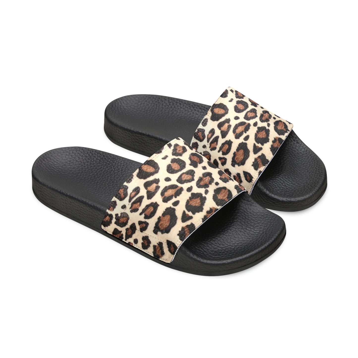 Cheetah Print Men's Removable-Strap Sandals