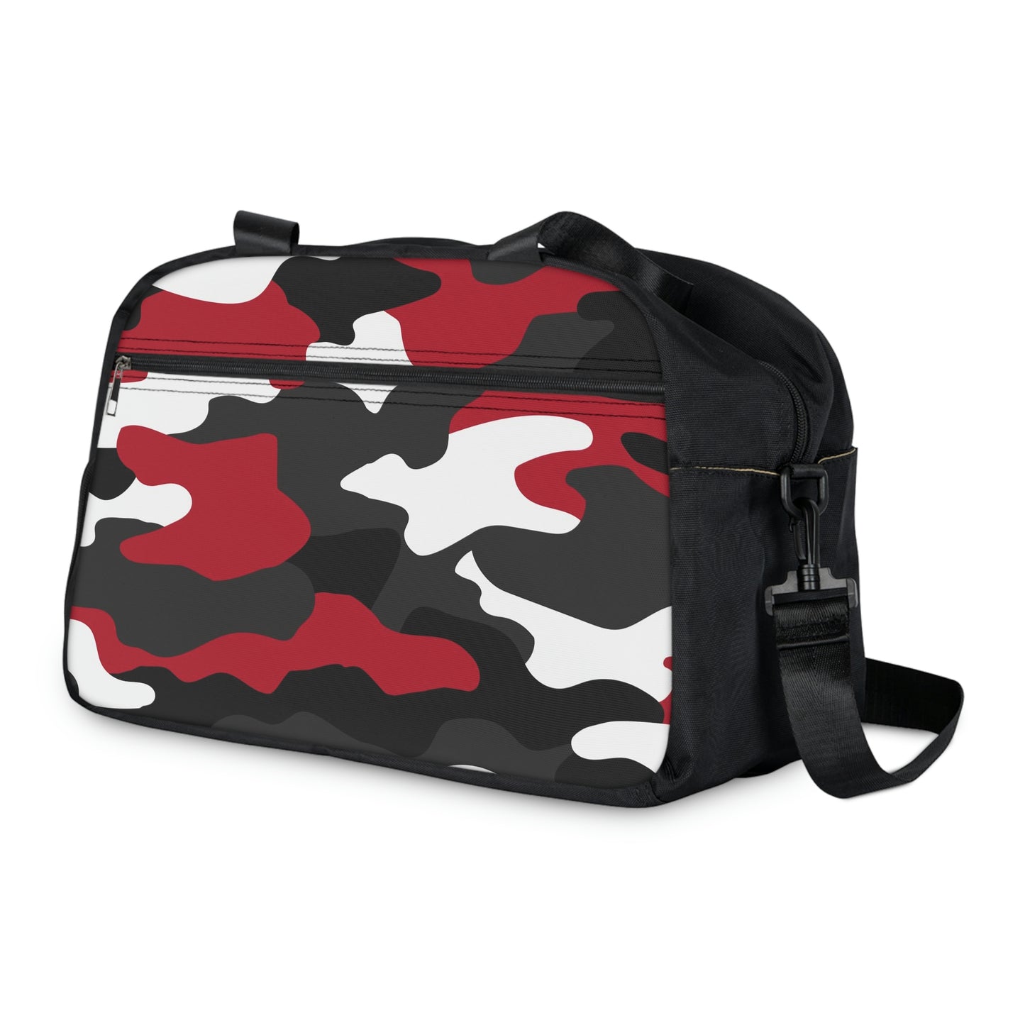 Red Camo Print Fitness Handbag