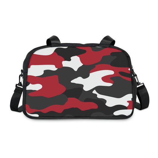 Red Camo Print Fitness Handbag