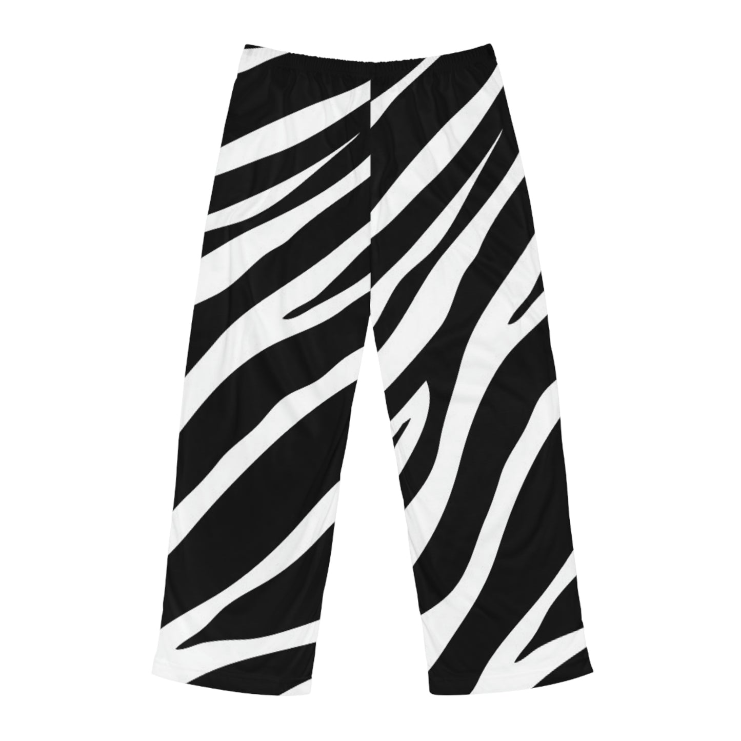 Zebra Print Men's Pajama Pants (AOP)