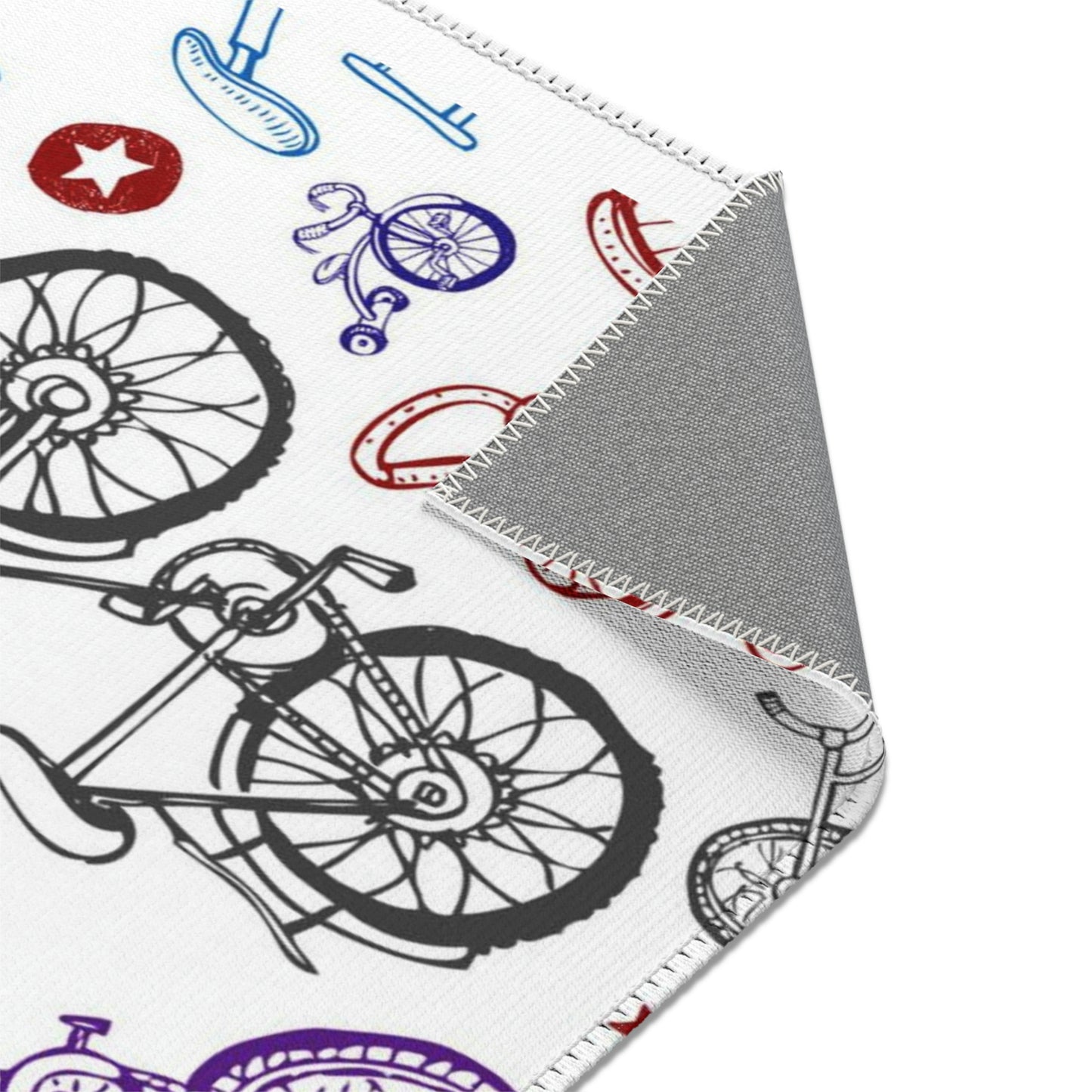 Bike Life Square Area Rugs