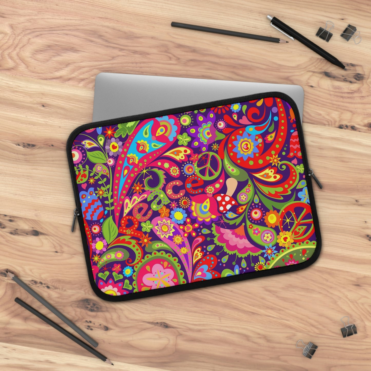 Paisley Print Laptop Sleeve