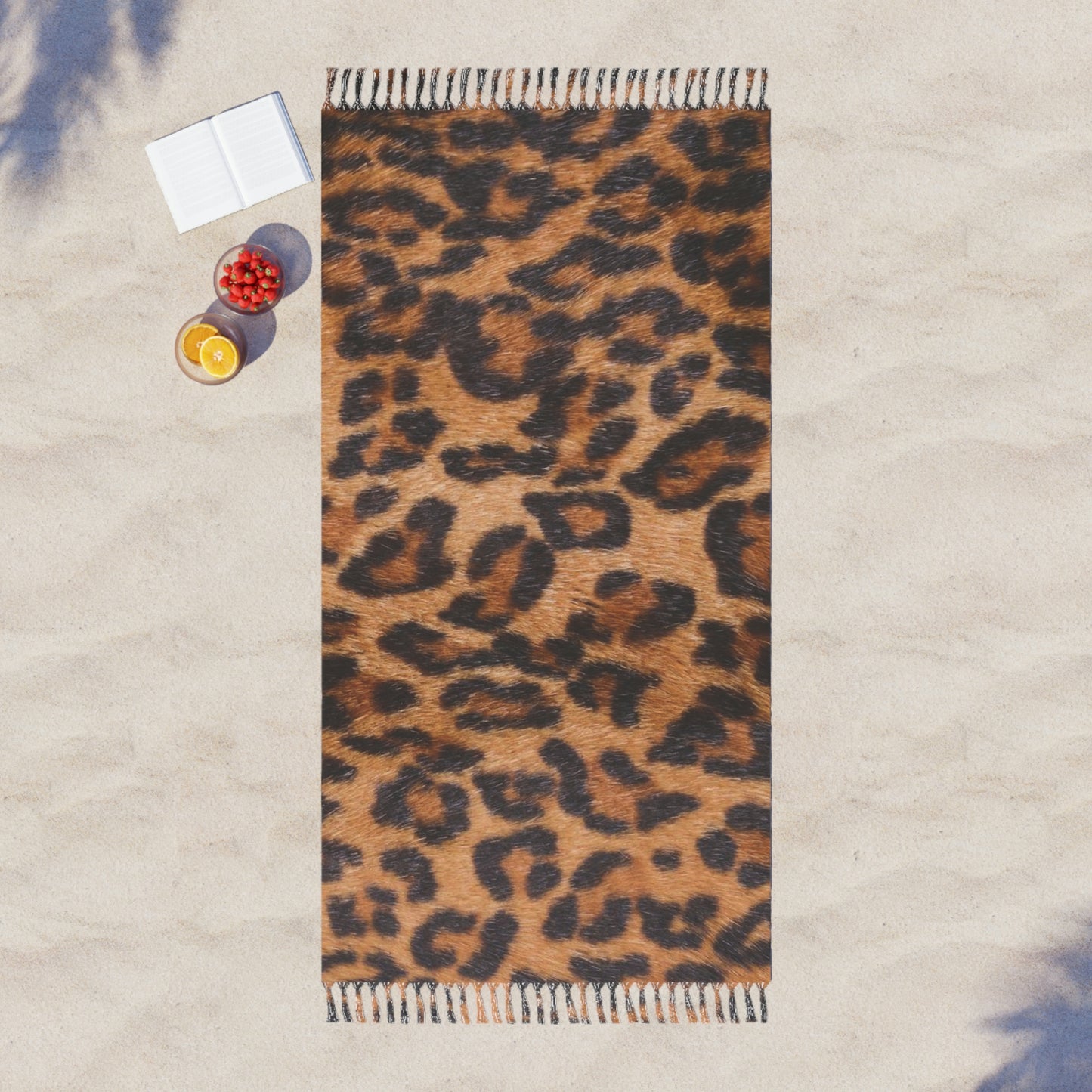 Cheetah Print Boho Beach Cloth