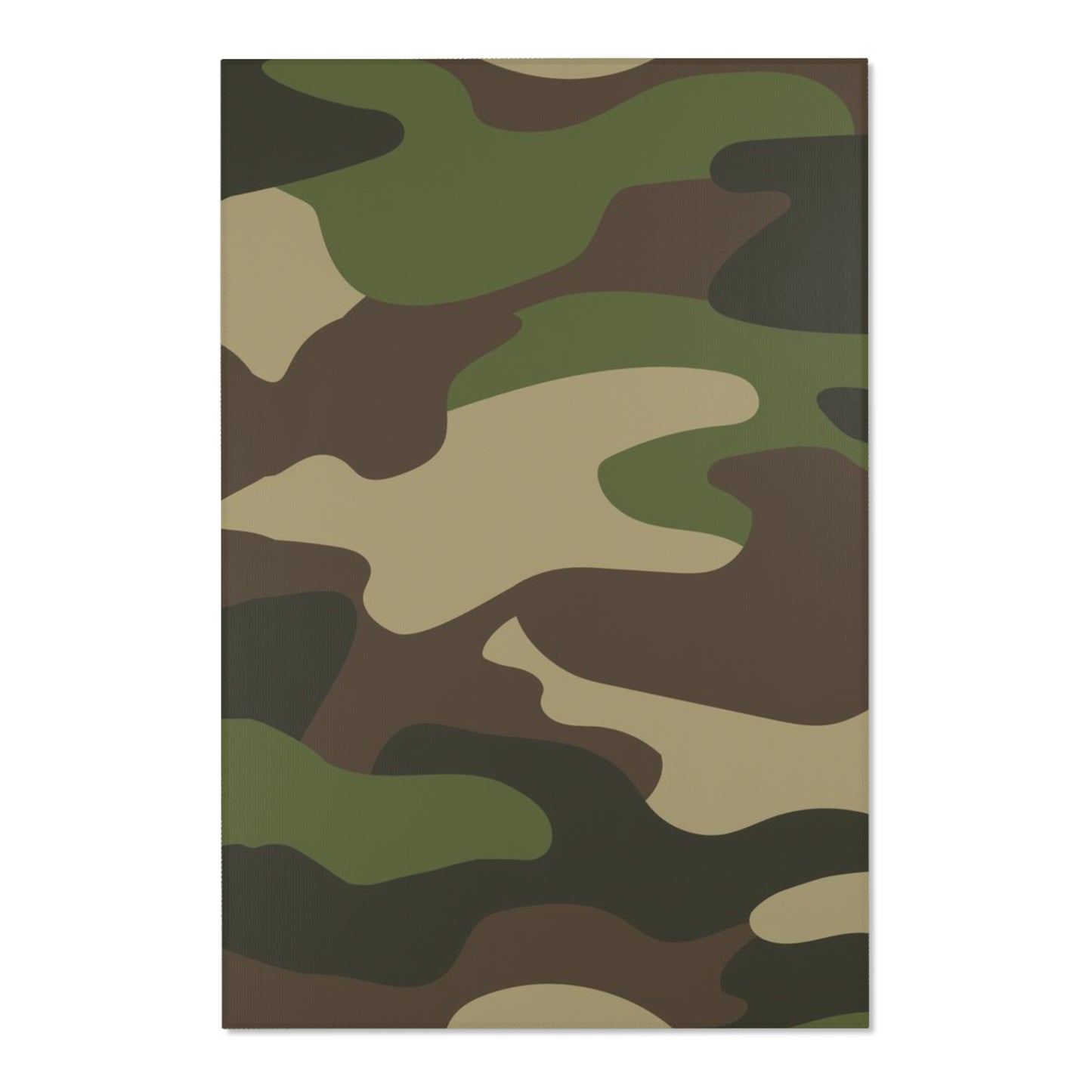 Camo Lovers Square Area Rugs