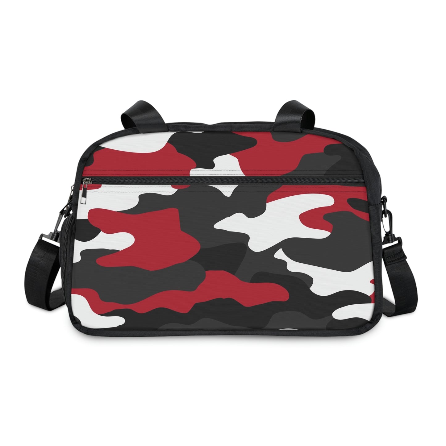 Red Camo Print Fitness Handbag