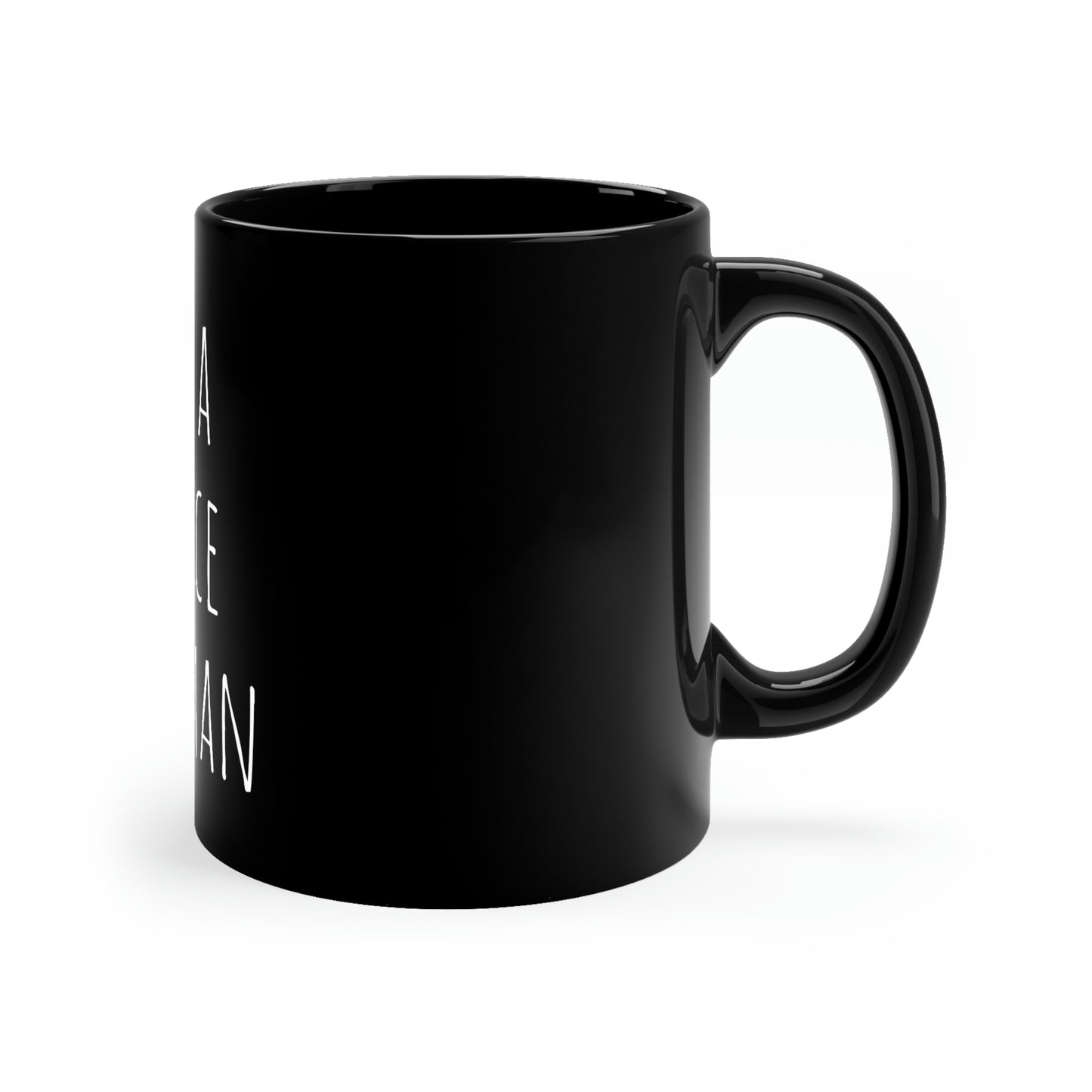 Be N I C E 11oz Black Mug