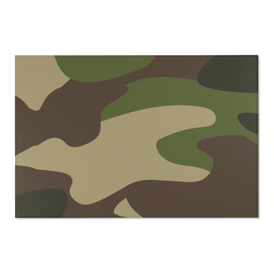 Camo Lovers Square Area Rugs