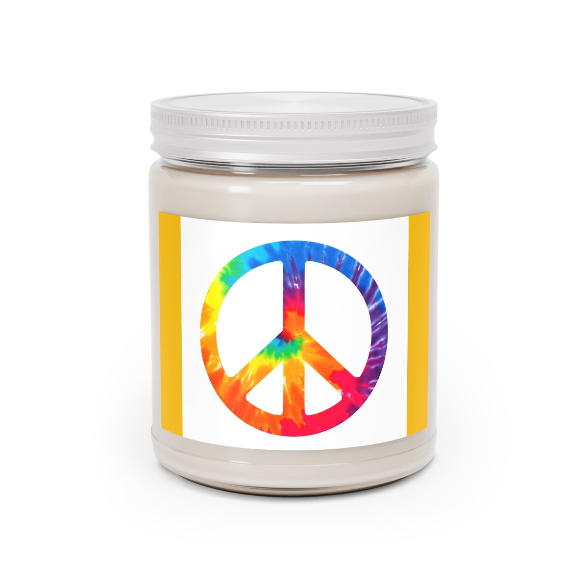 Peace Colorful Swirl Scented Candles, 9oz