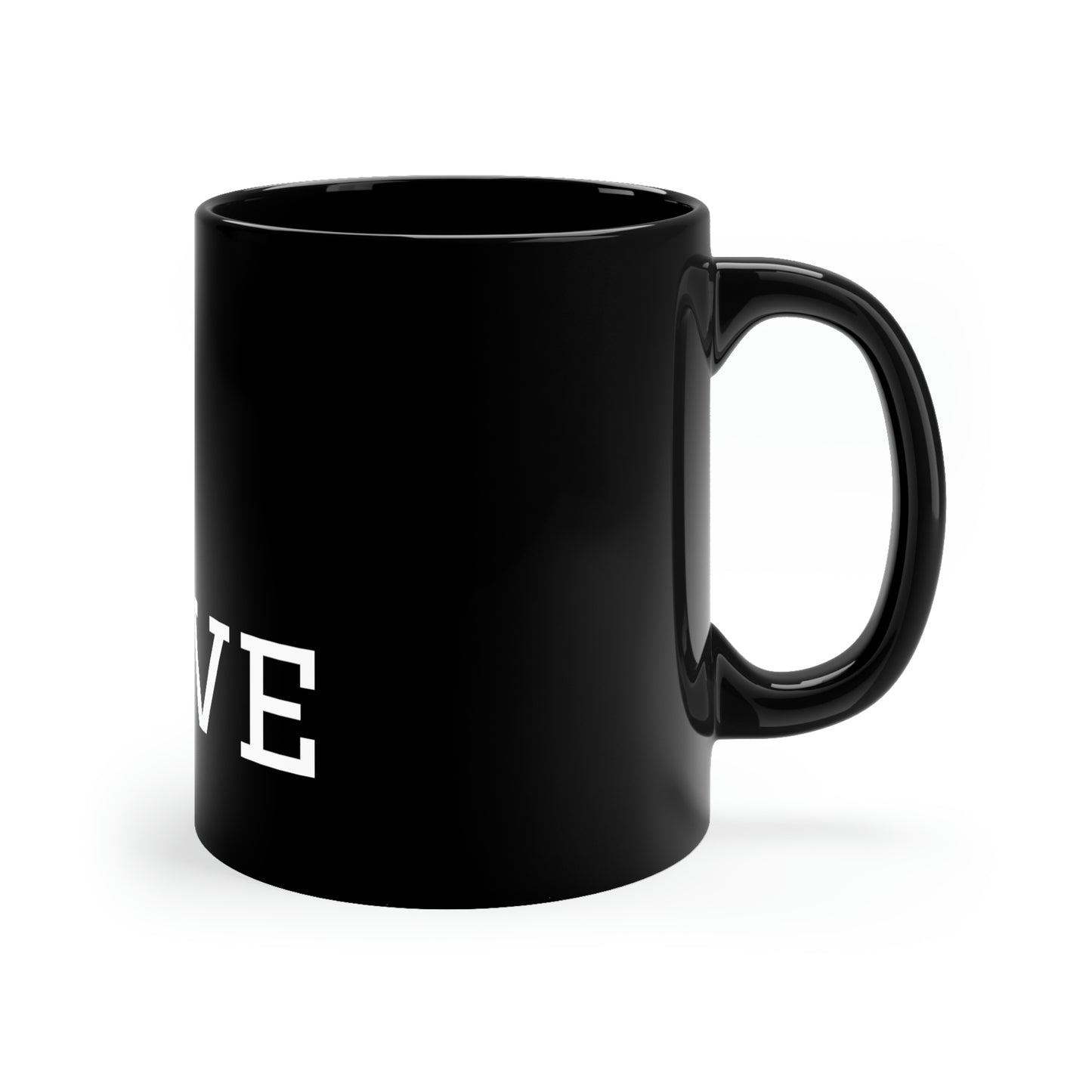 More Love 11oz Black Mug