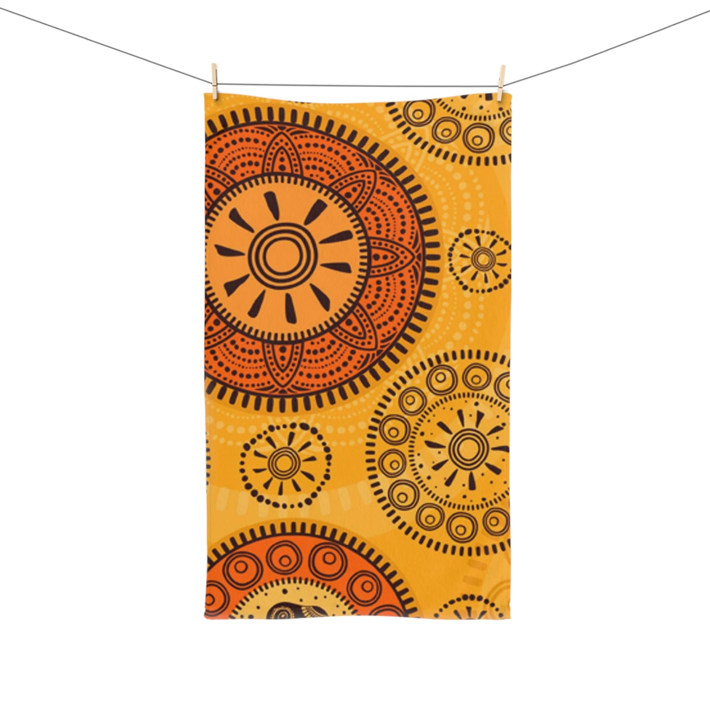 African Print Hand Towel