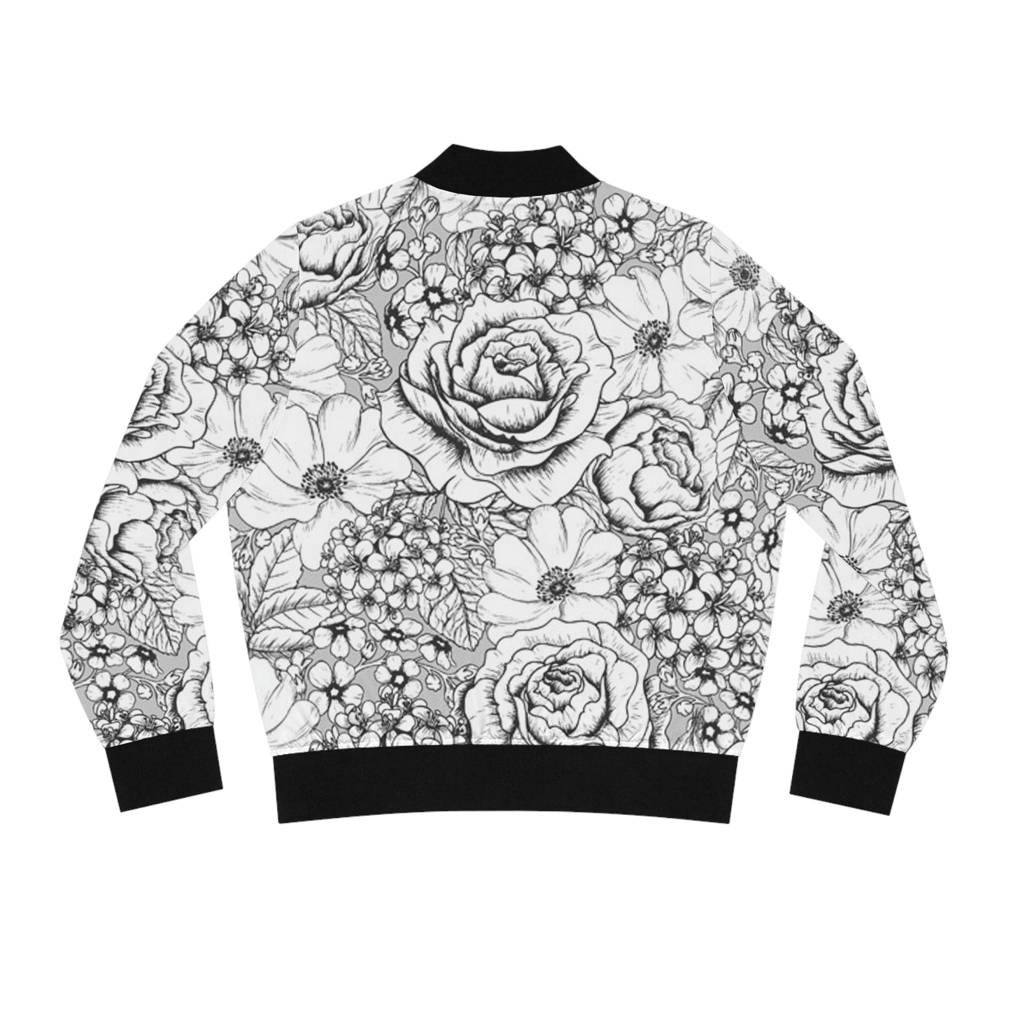 Gimme My Flowers Women's Bomber Jacket (AOP)