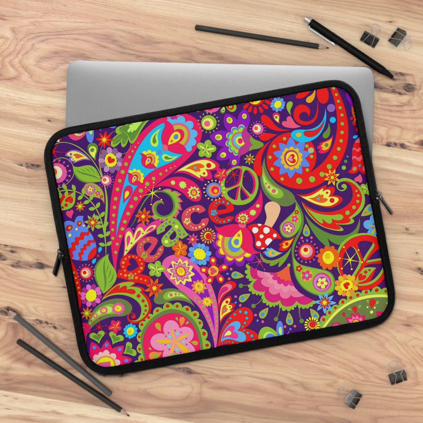 Paisley Print Laptop Sleeve