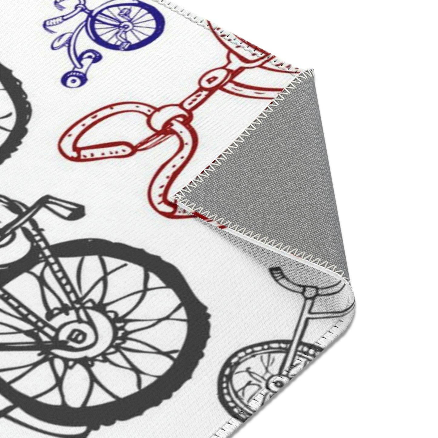 Bike Life Square Area Rugs