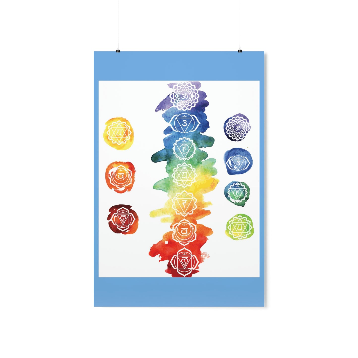 Chakras Hanging Premium Matte Vertical Posters