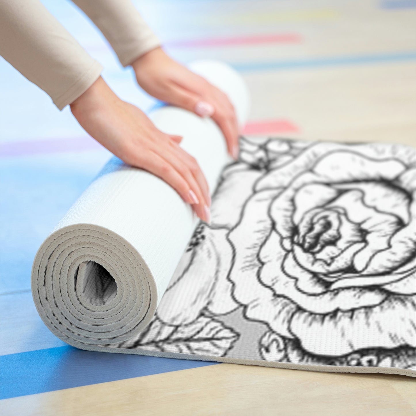 I Want Flowers Foam Yoga Mat