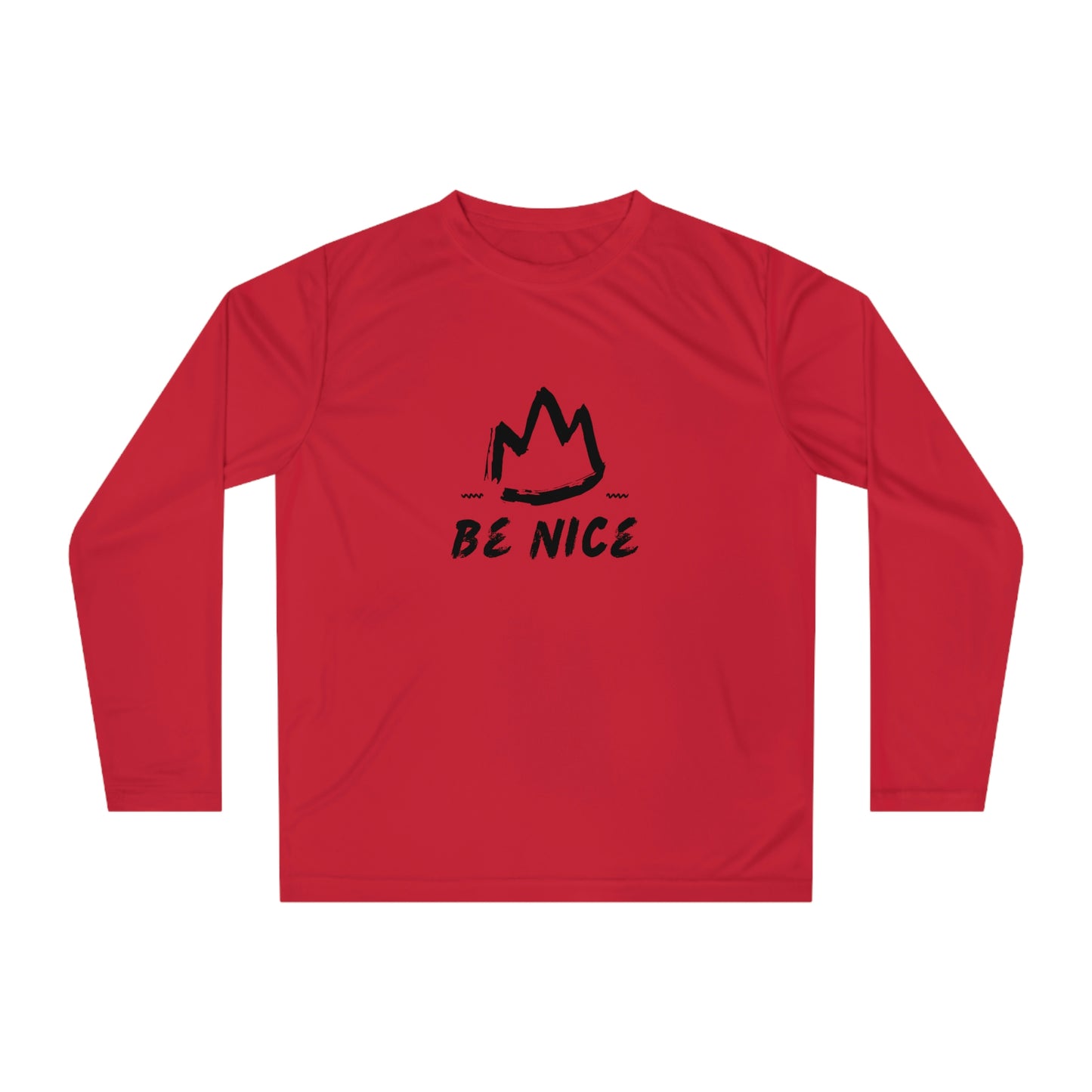 Be Nice Long Sleeve Shirt - White