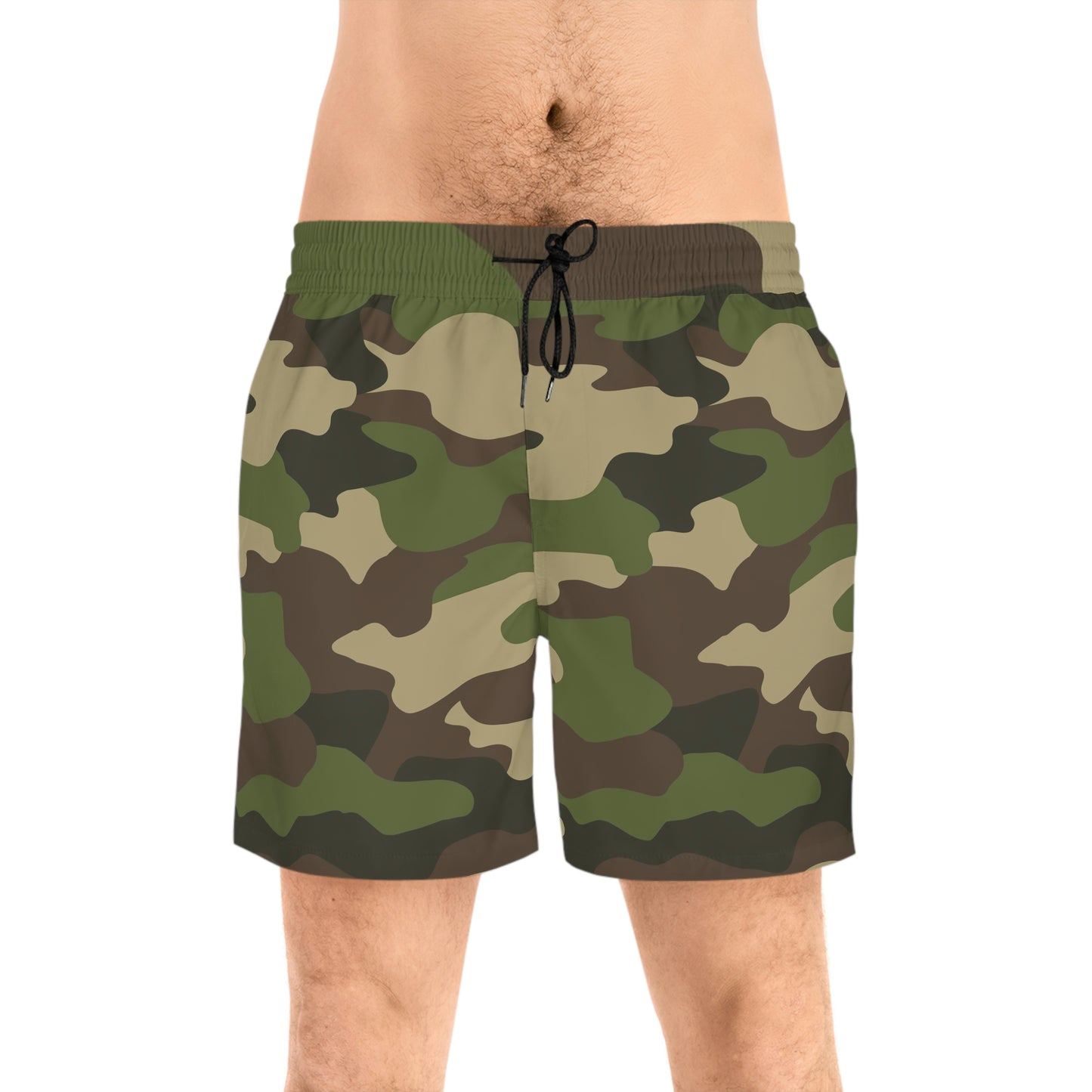 Camo Lovers Men's Mid-Length Swim Shorts (AOP)