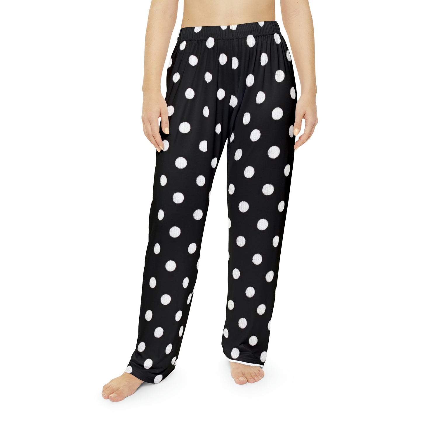 Polka Dot Jammie Pants Women's Pajama Pants (AOP)