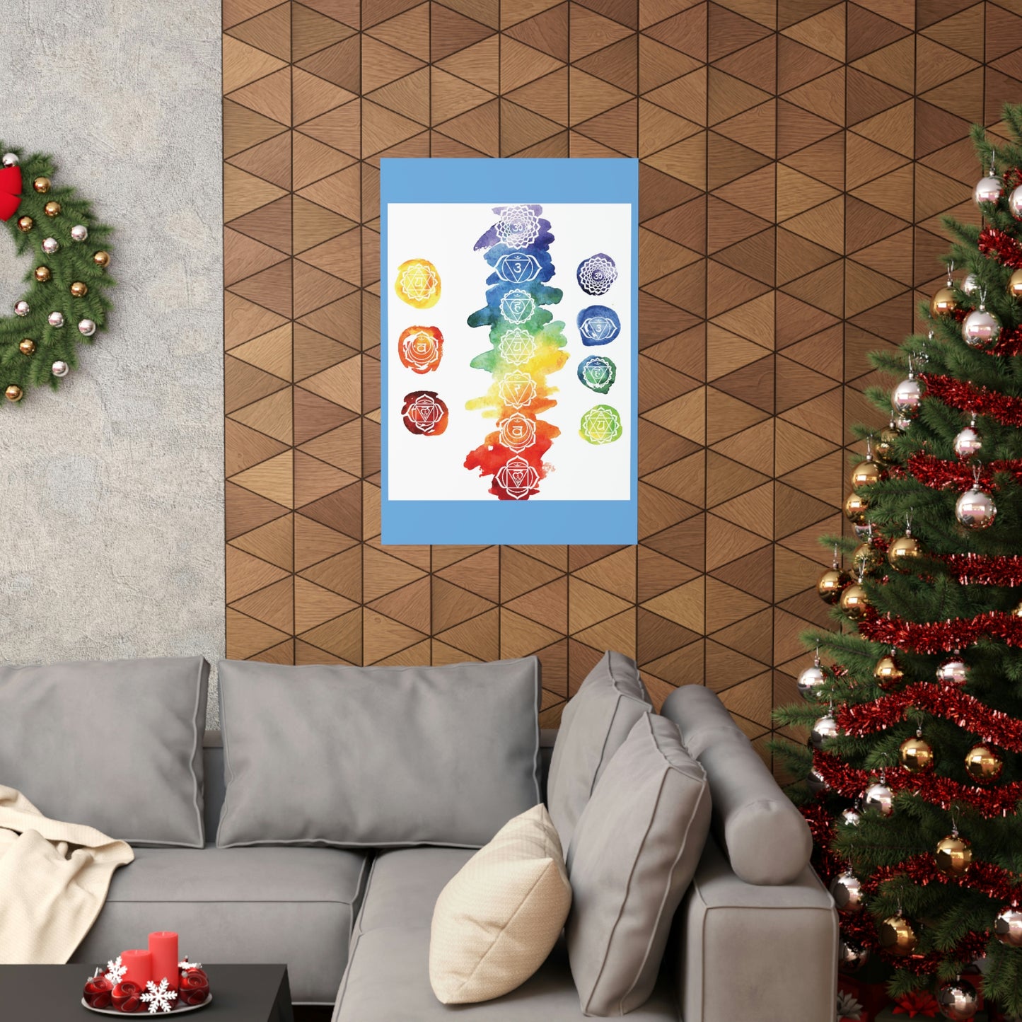 Chakras Hanging Premium Matte Vertical Posters