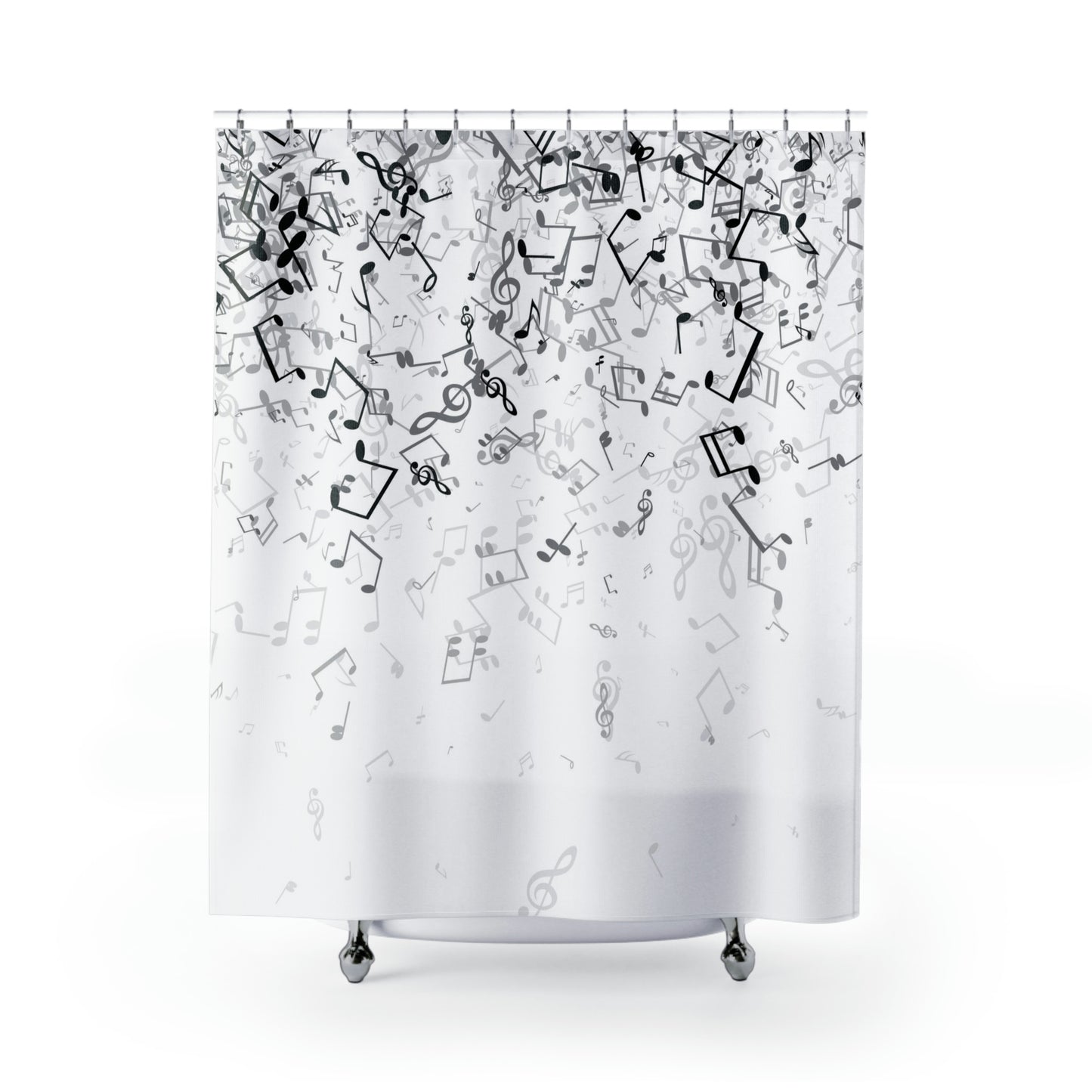 I Love Music Shower Curtains