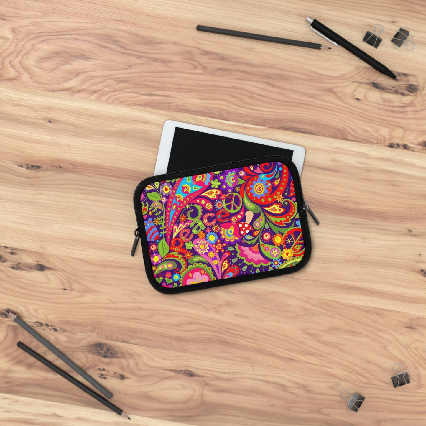 Paisley Print Laptop Sleeve