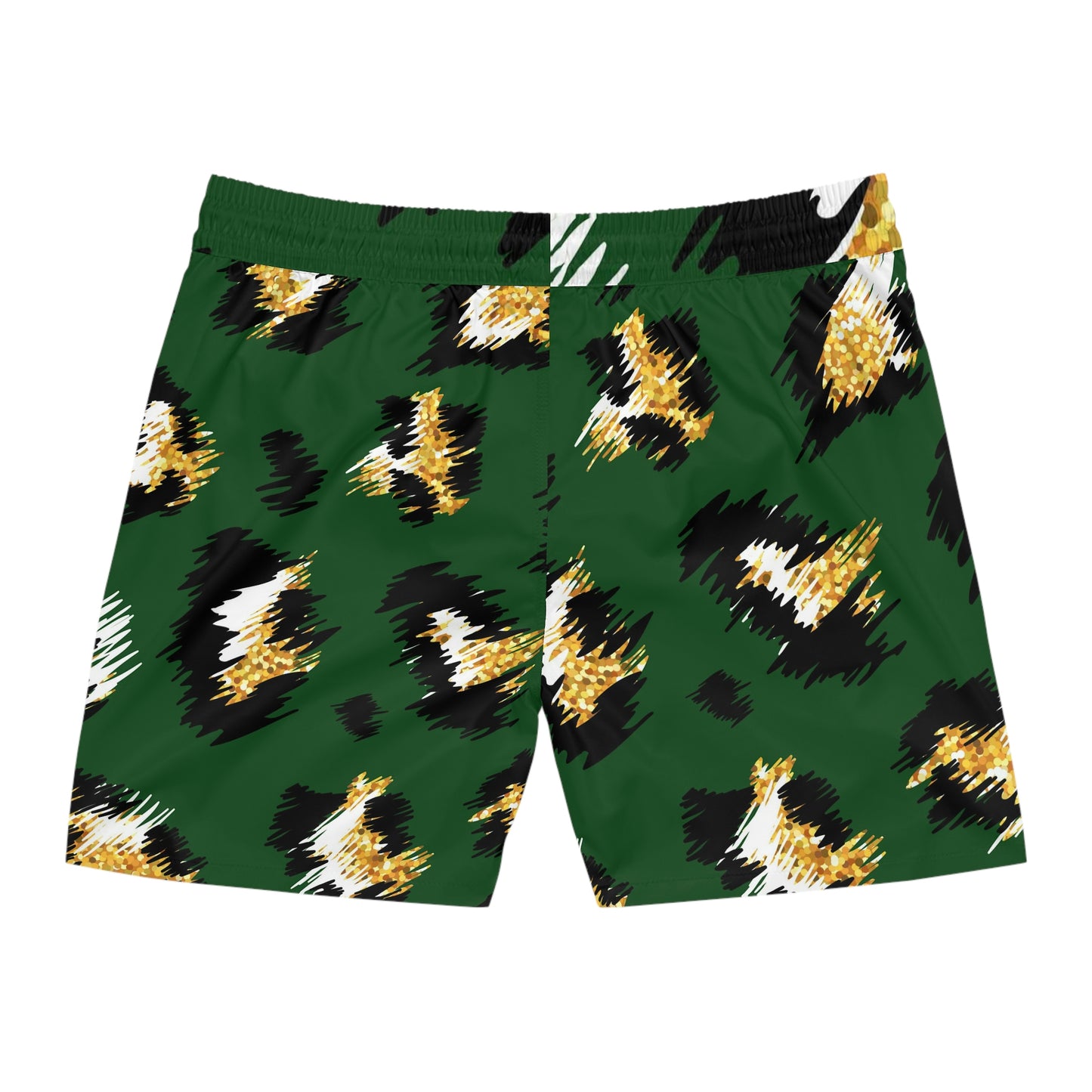 African Print Men's Mid-Length Swim Shorts (AOP)