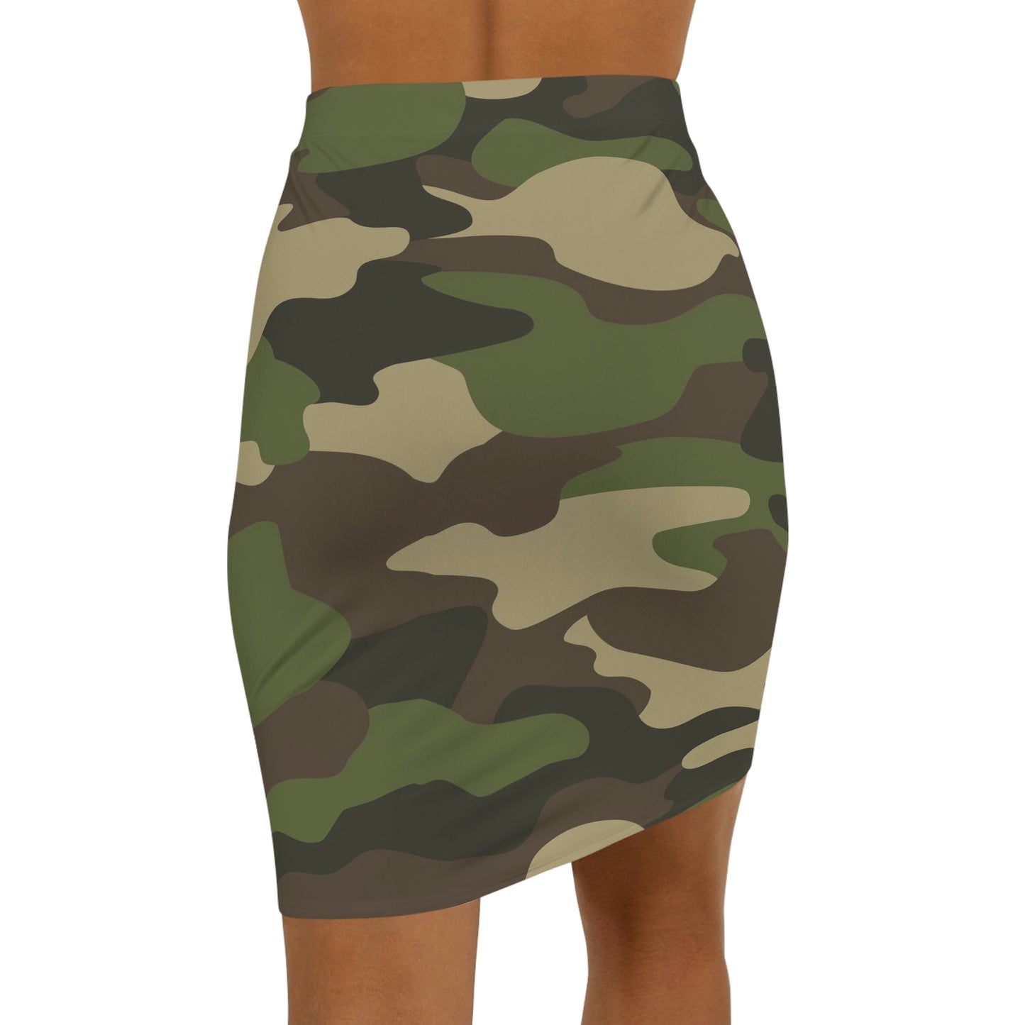 Camo Print Lovers Women's Mini Skirt (AOP)