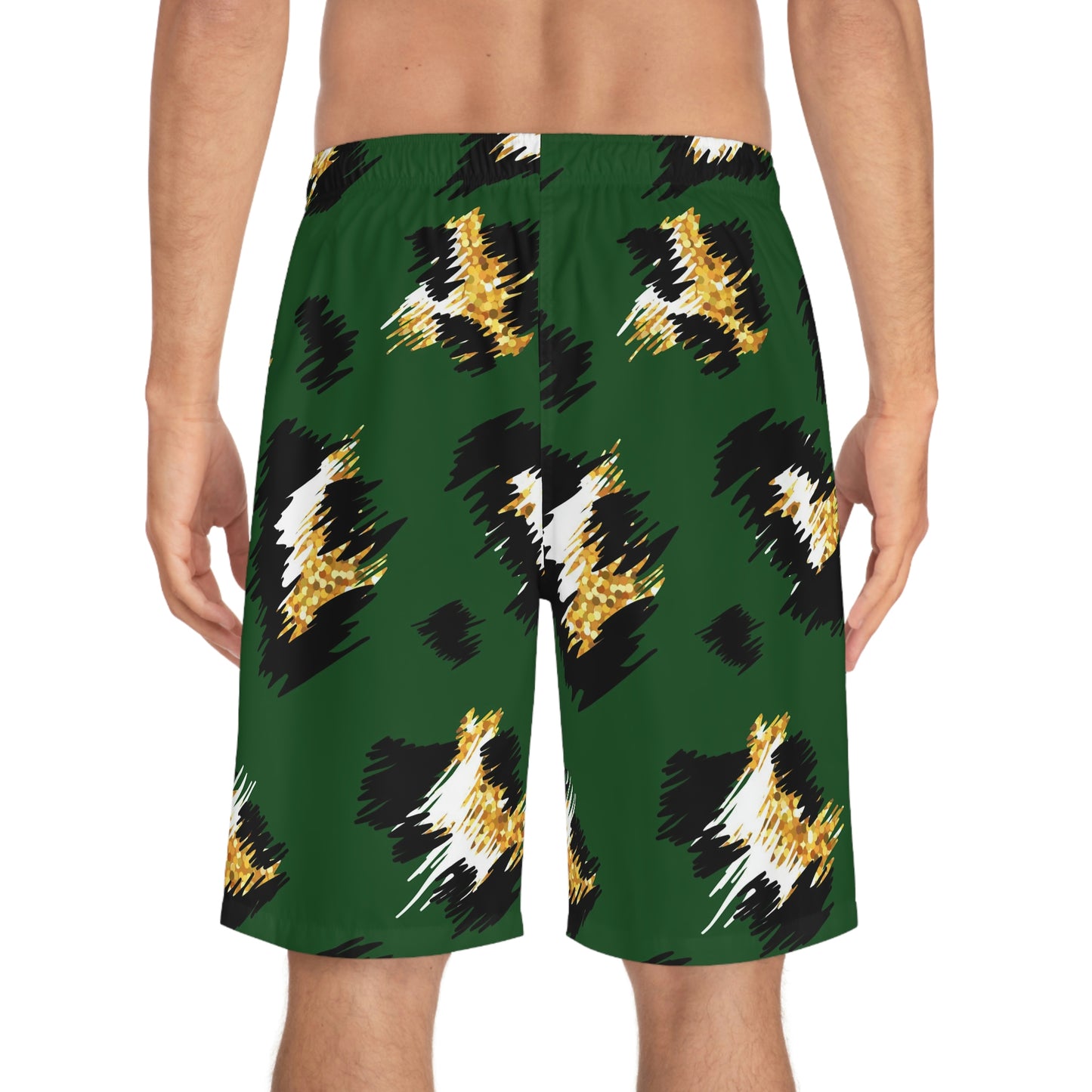 African Print Men's Board Shorts (AOP)