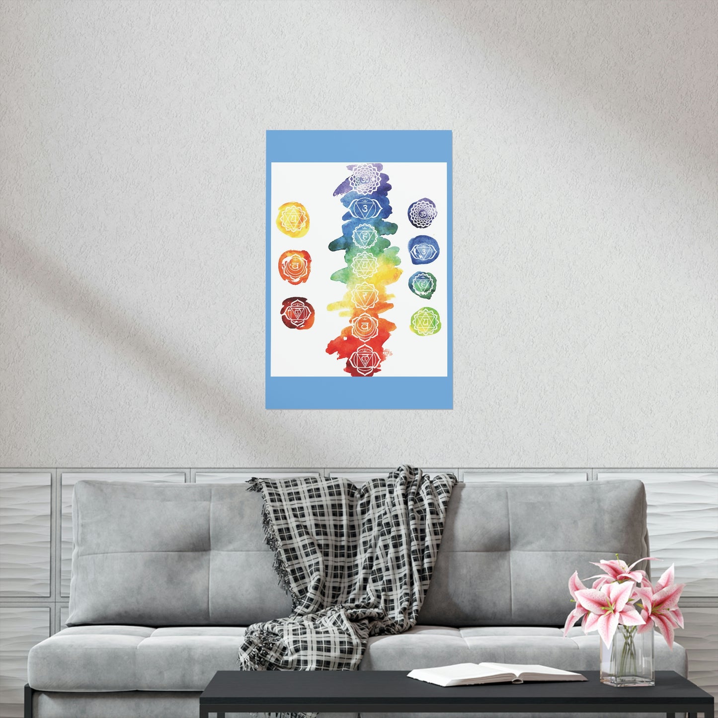 Chakras Hanging Premium Matte Vertical Posters