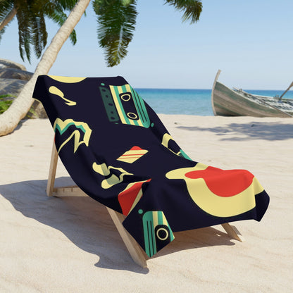 Music Lovers Beach Towel