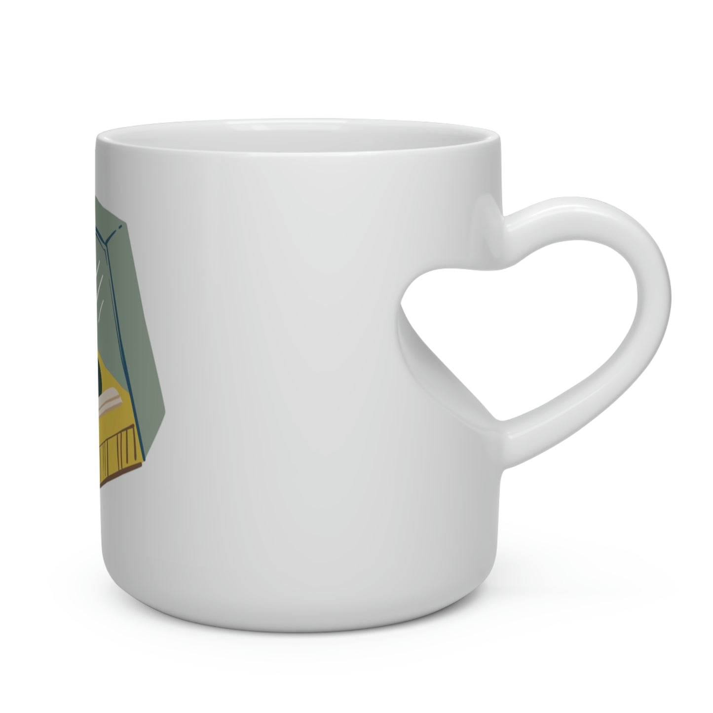 Music Lovers Heart Shaped Mug