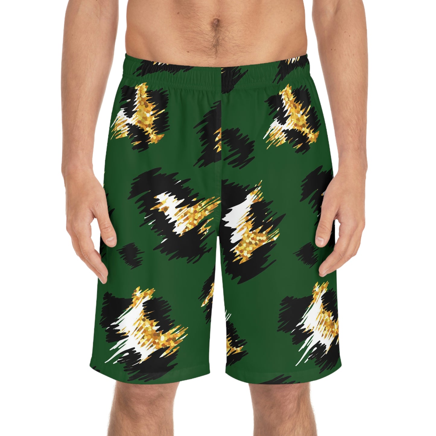 African Print Men's Board Shorts (AOP)