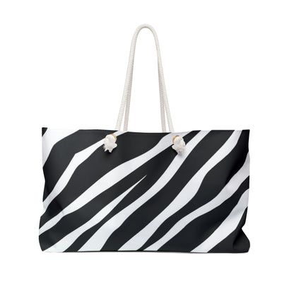 Zebra Print Weekender Bag