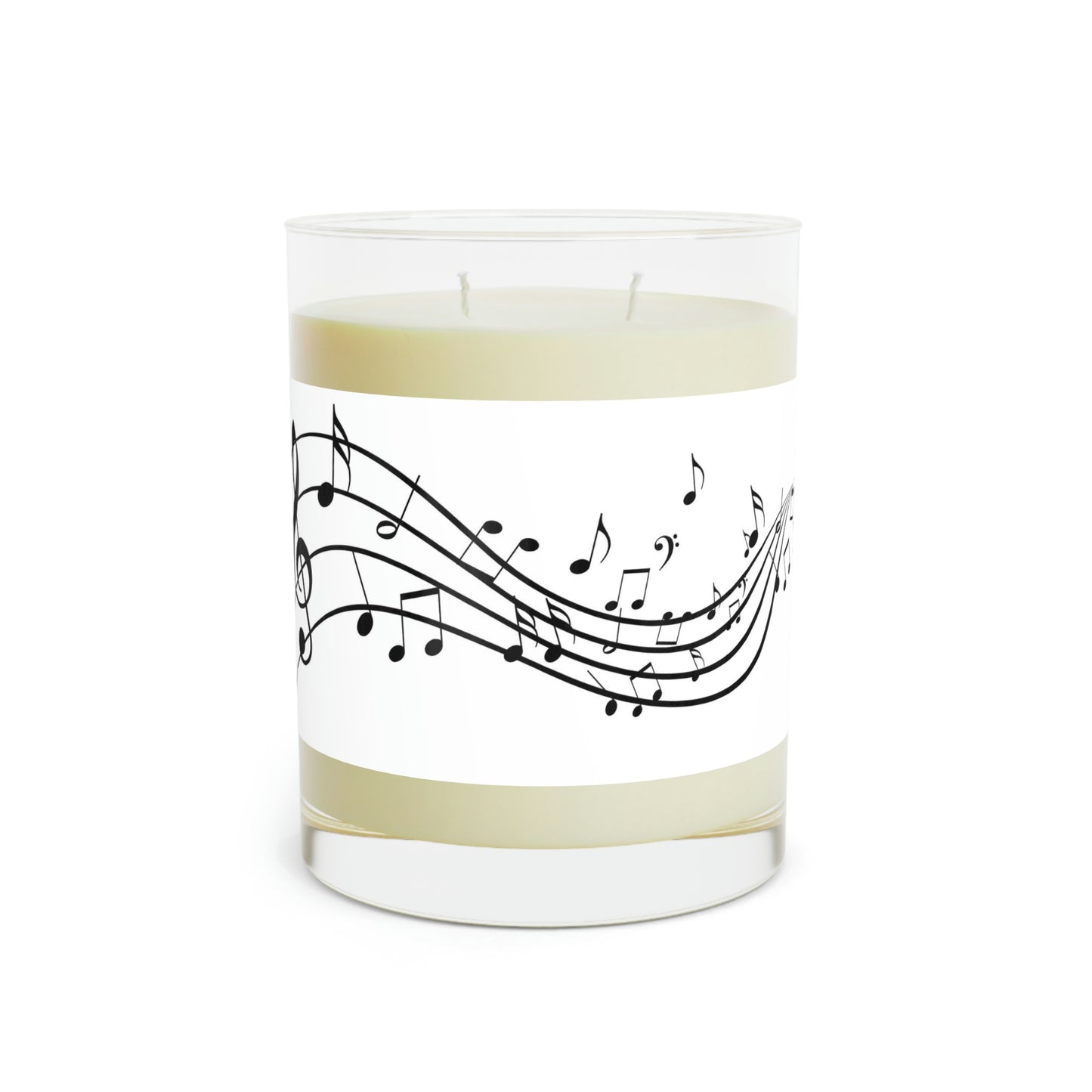 Music Lovers Scented Candle - Full Glass, 11oz