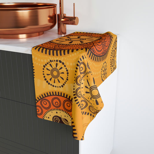 African Print Hand Towel