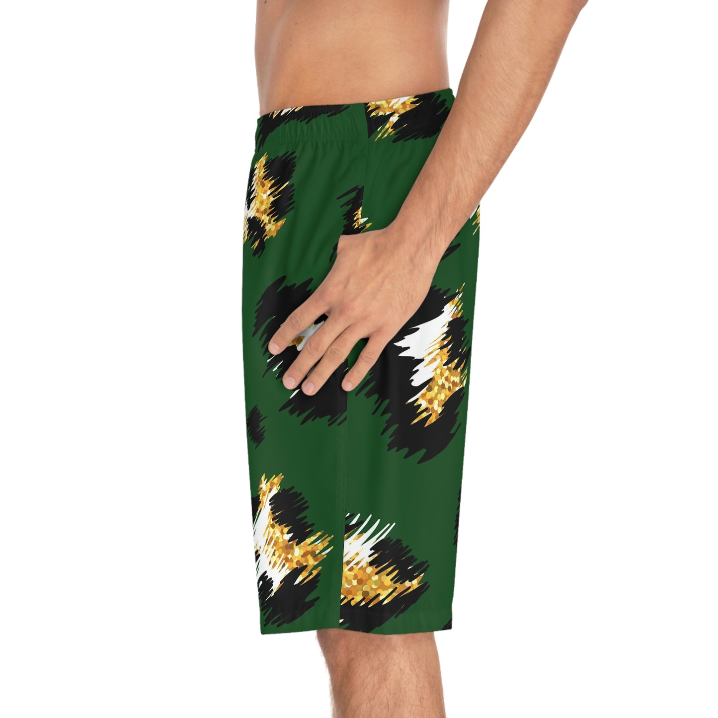 African Print Men's Board Shorts (AOP)