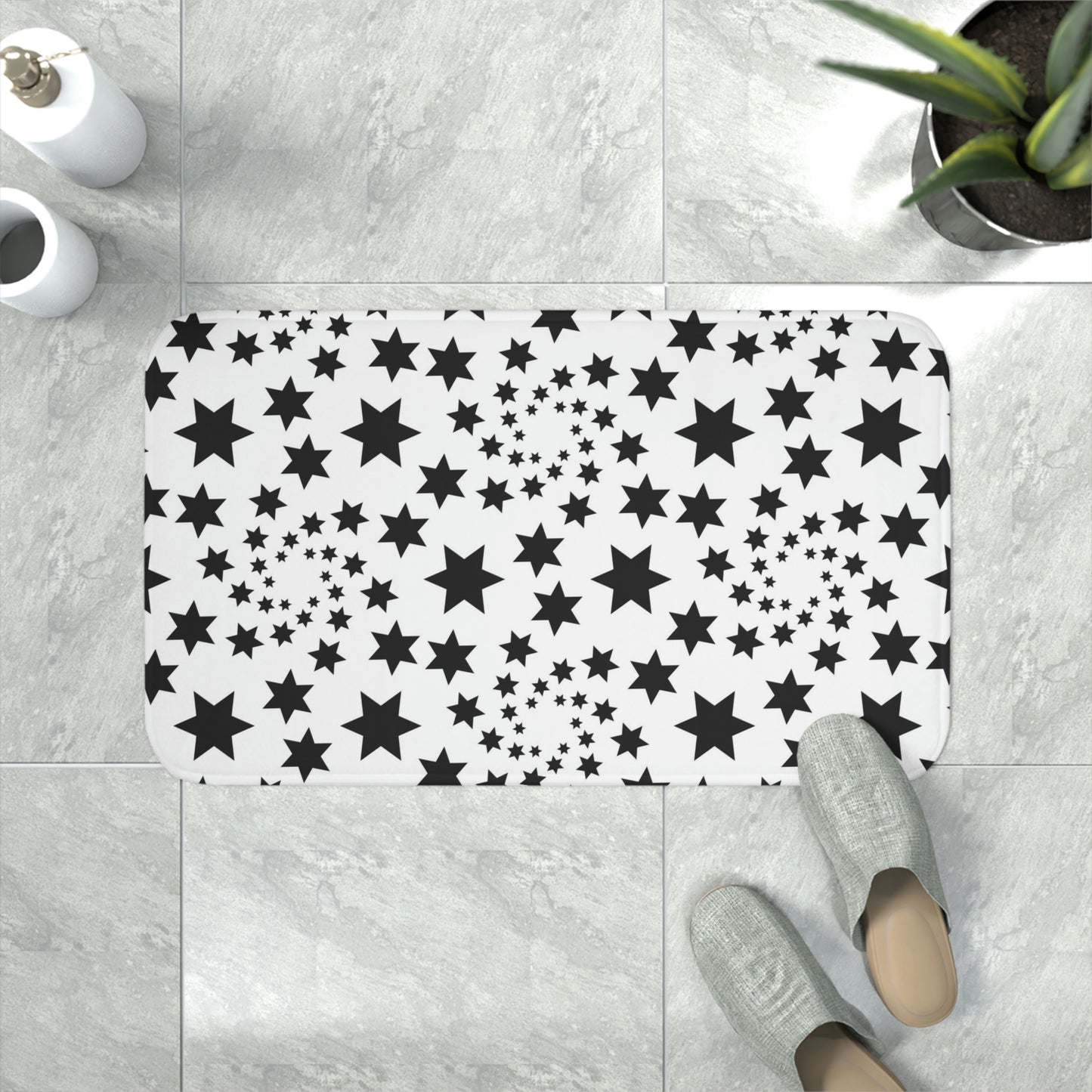 Seeing Stars Memory Foam Bath Mat