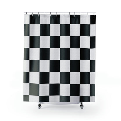 Checkers Shower Curtains