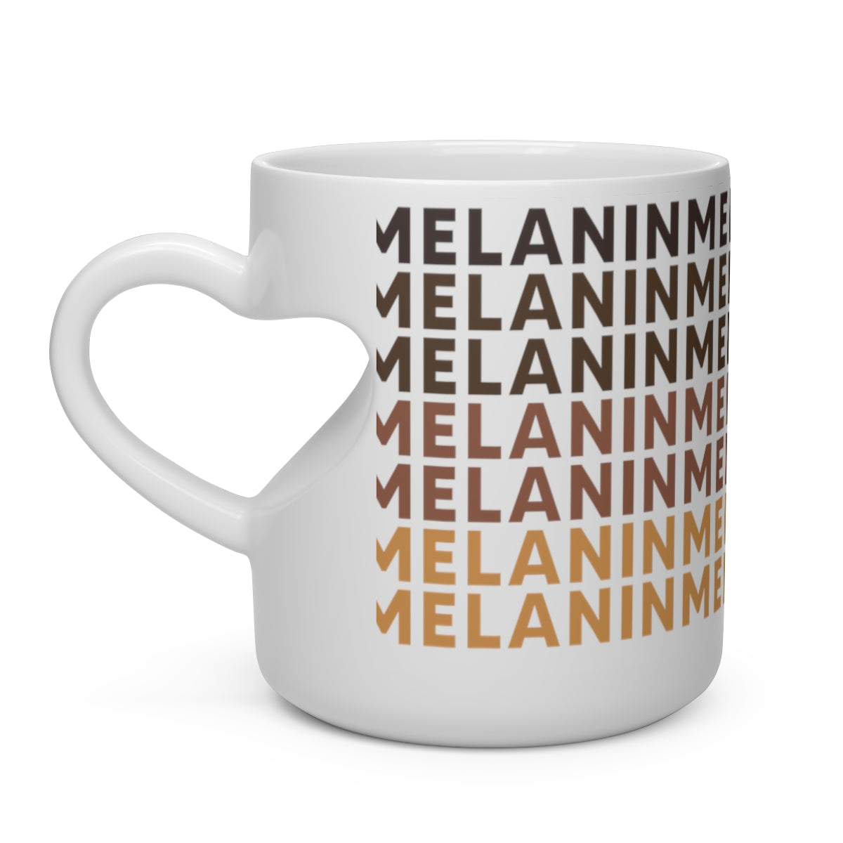 Heart Shaped Melanin Mug