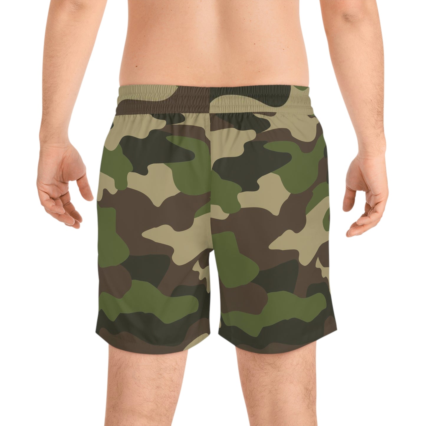 Camo Lovers Men's Mid-Length Swim Shorts (AOP)