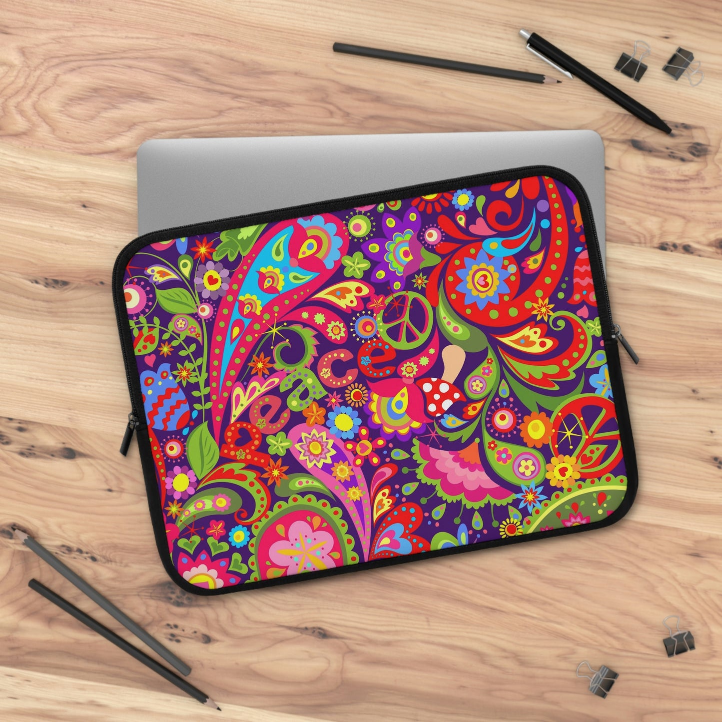 Paisley Print Laptop Sleeve