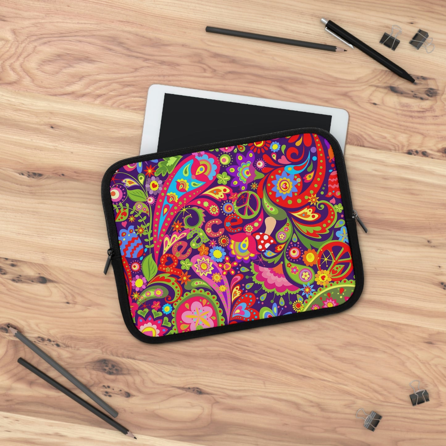 Paisley Print Laptop Sleeve